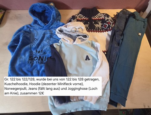 Kleidungspaket junge 122 bis - 122,