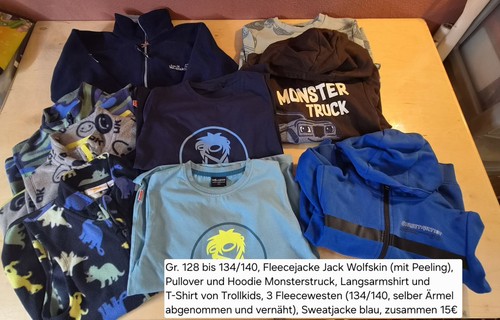 Kleidungspaket junge 128 - kleidungspaket, gr.
